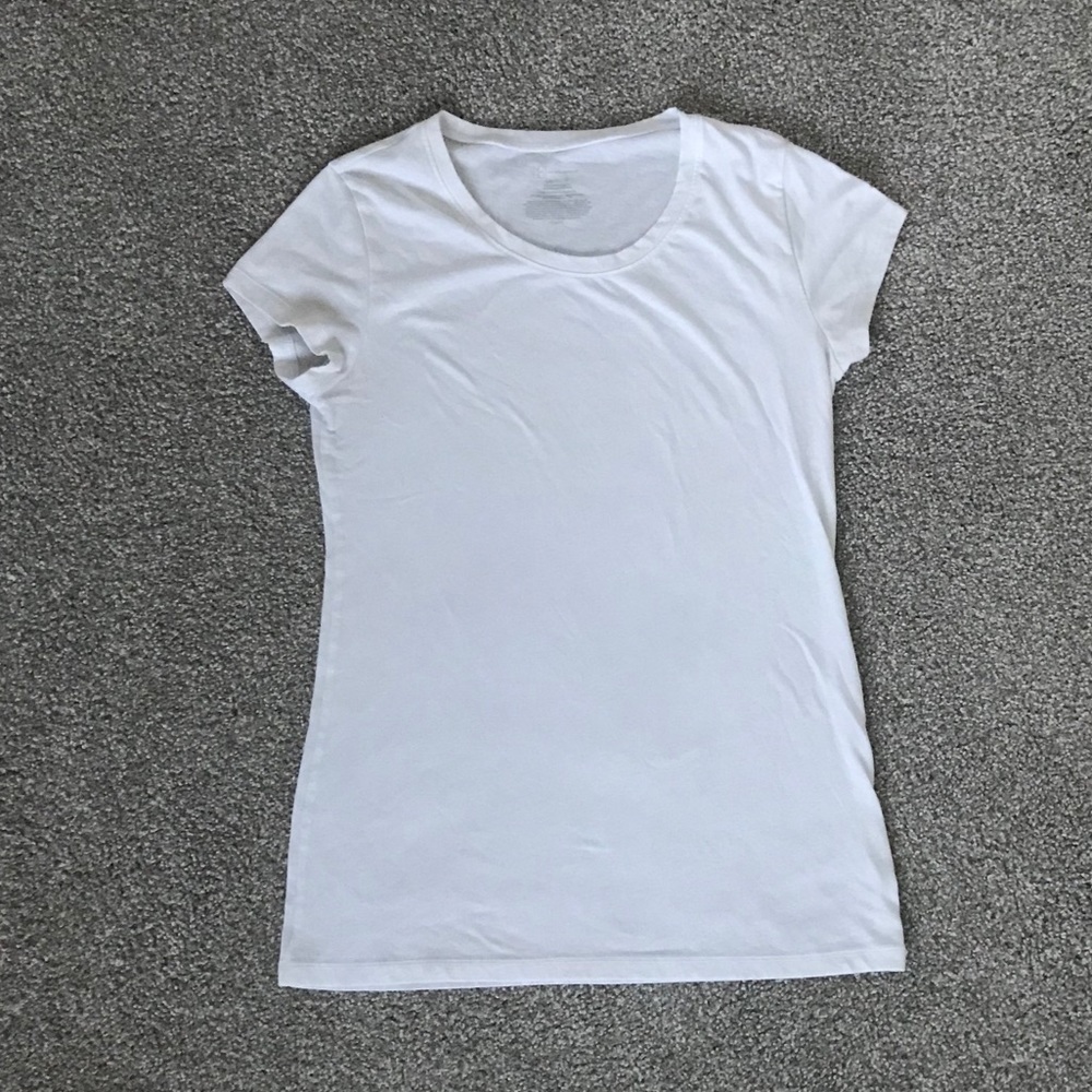 No Boundaries Plain White Tee